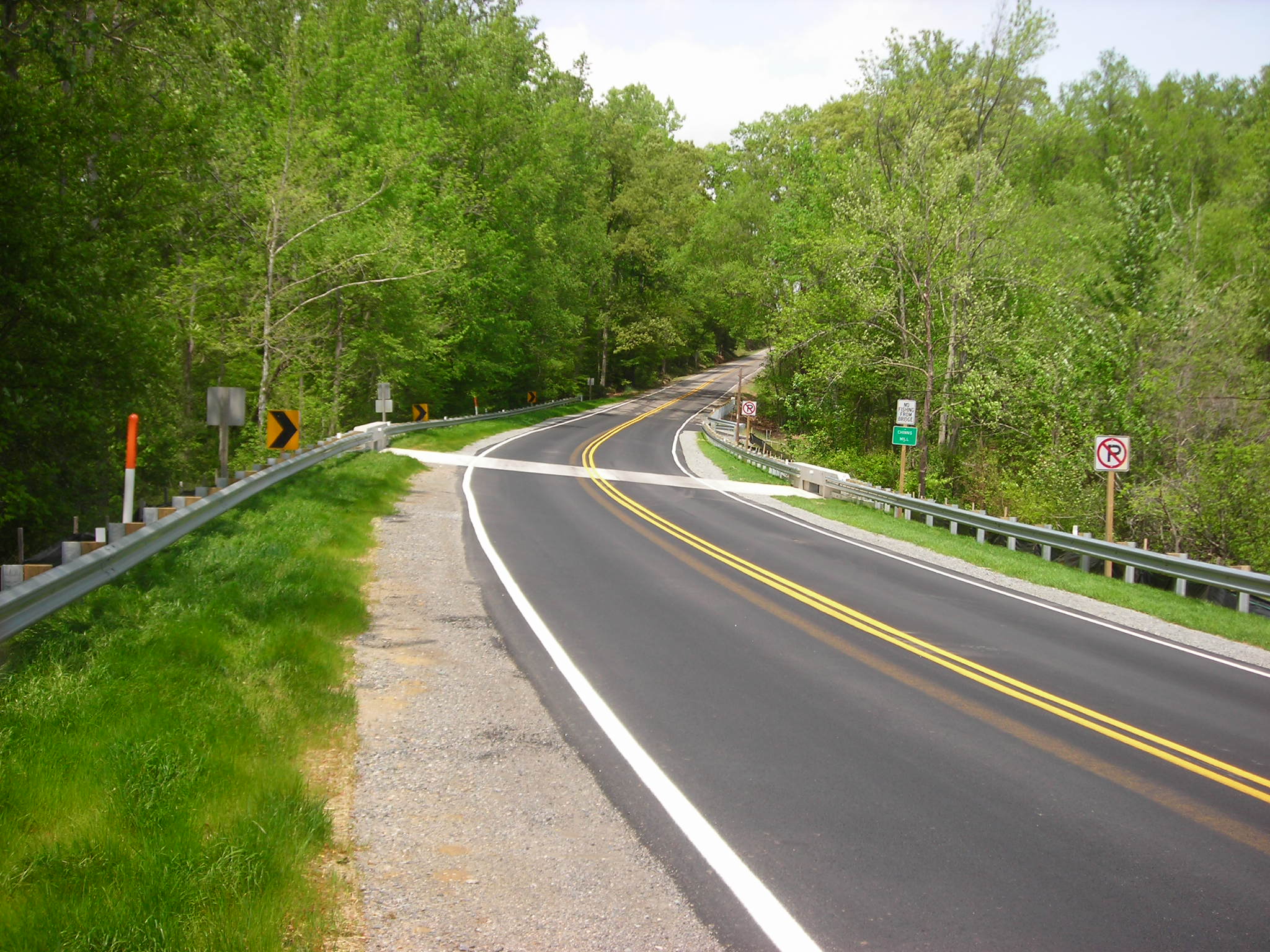 Route 3 over Chinns Mill Pond, Richmond County: Completed project