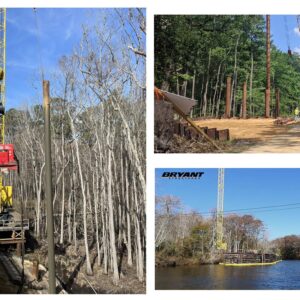 Temporary crane trestle removal